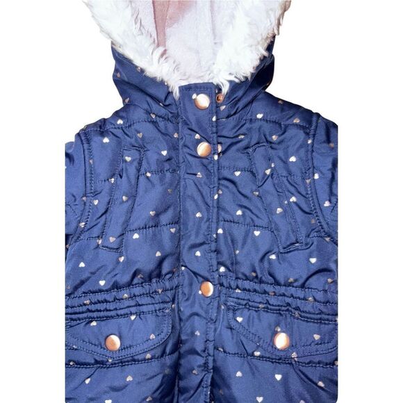 Carter’s Toddler Hooded Winter Coat - Picture 3 of 5